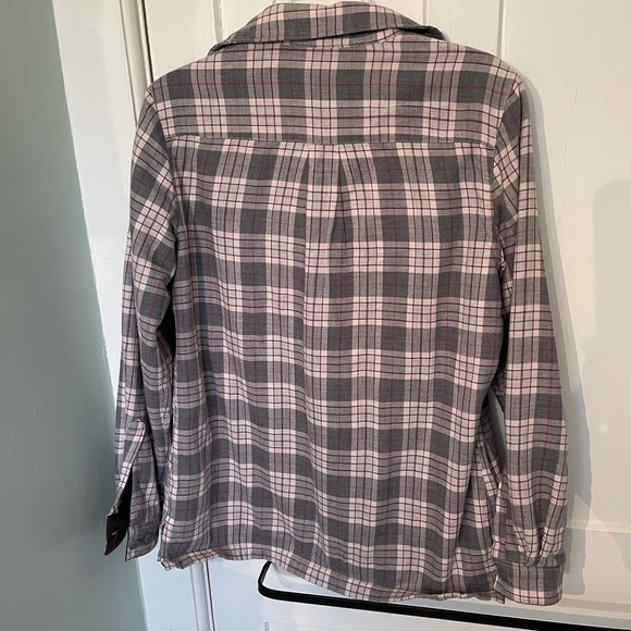 LL Bean Flannel Line Shirt Jacket Small - Picture 2 of 4